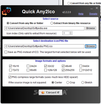 Quick Any2Ico screenshot