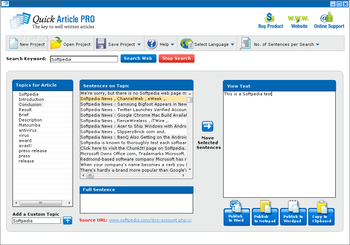 Quick Article Pro screenshot