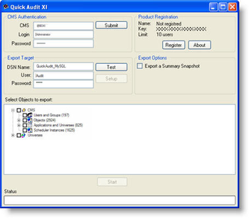 Quick Audit XI screenshot