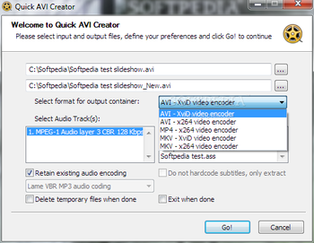 Quick AVI Creator screenshot 2