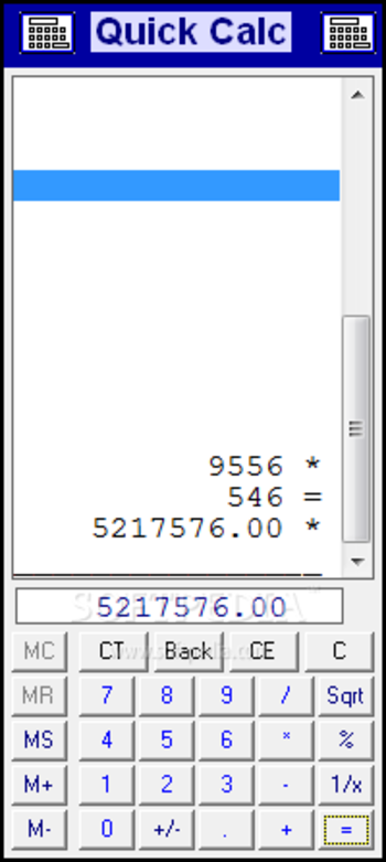 Quick Calc screenshot