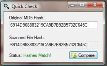 Quick Check screenshot