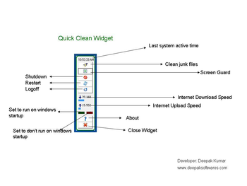 Quick Clean Widget screenshot