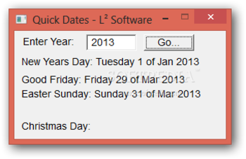 Quick Dates screenshot