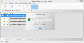 Quick File Locker screenshot