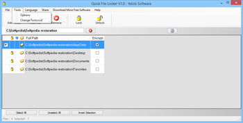 Quick File Locker screenshot 3