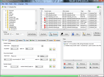 Quick File Rename screenshot