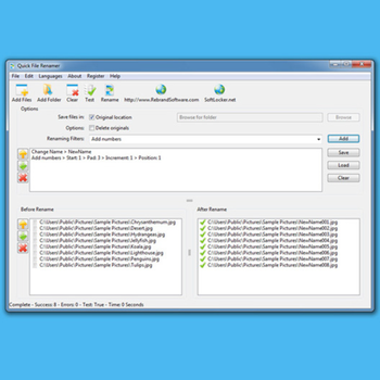 Quick File Renamer screenshot 2