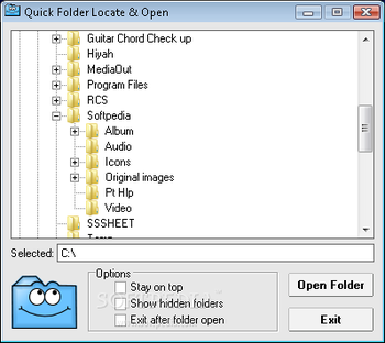 Quick Folder Locate & Open screenshot