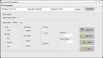 Quick FTP Uploader screenshot 2