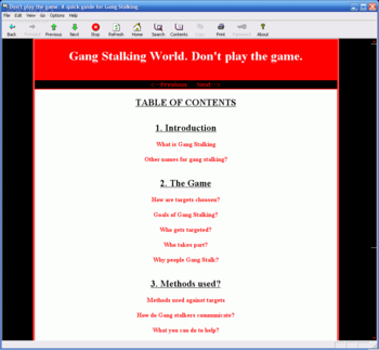 Quick Guide for Gang Stalking screenshot 2
