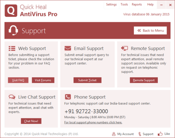 Quick Heal AntiVirus Pro screenshot 3