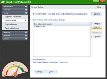Quick Heal PCTuner screenshot 9