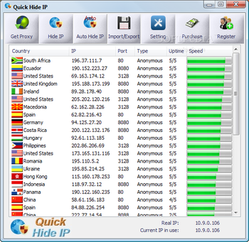 Quick Hide IP screenshot