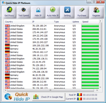 Quick Hide IP Platinum screenshot 3