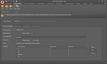 Quick License Manager screenshot 2