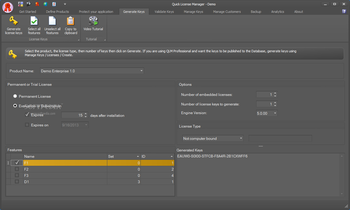 Quick License Manager screenshot 3