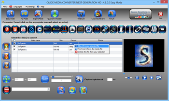 Quick Media Converter screenshot