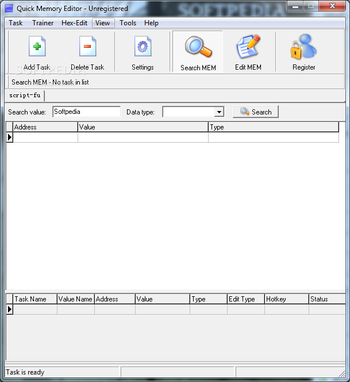 Quick Memory Editor screenshot