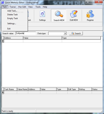 Quick Memory Editor screenshot 2