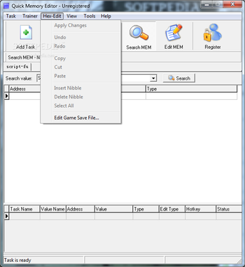 Quick Memory Editor screenshot 4