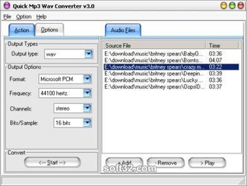 Quick MP3 WAV Converter screenshot 3