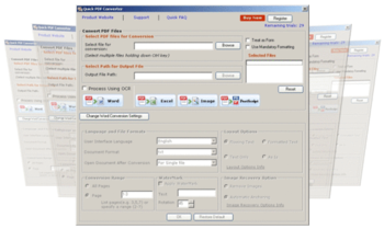 Quick PDF Converter screenshot