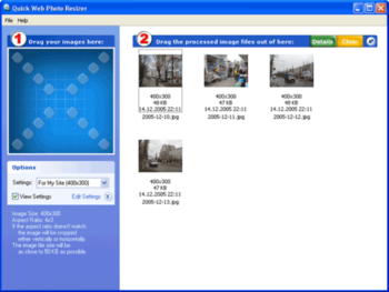 Quick Photo Resizer screenshot