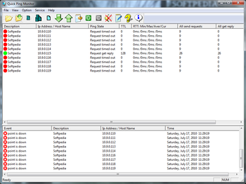 Quick Ping Monitor screenshot
