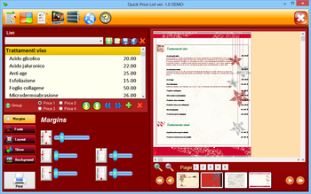 Quick Price List screenshot