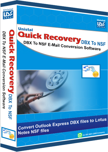 Quick Recovery for DBX - NSF screenshot