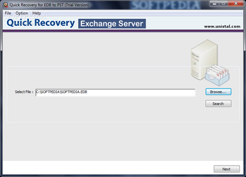 Quick Recovery for EDB to PST screenshot