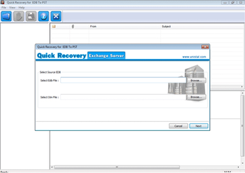 Quick Recovery for EDB to PST screenshot