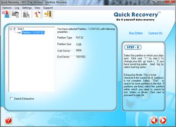 Quick Recovery for FAT screenshot 2