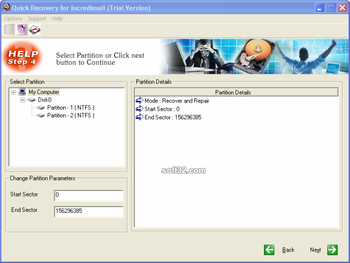 Quick Recovery for IncrediMail screenshot