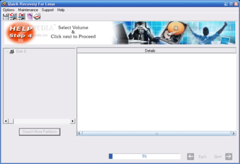 Quick Recovery for Linux (EXT-2 EXT-3) screenshot 3