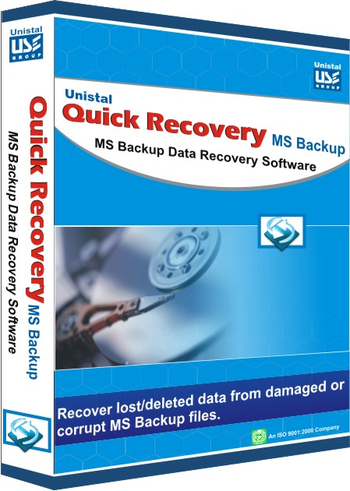 Quick Recovery for MS BackUp screenshot