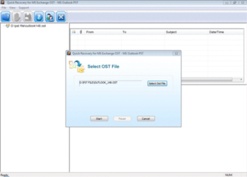 Quick Recovery for MS Exchange OST - MS Outlook PST screenshot 2