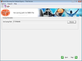 Quick Recovery for Outlook Express screenshot 3