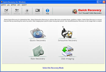 Quick Recovery for Windows screenshot