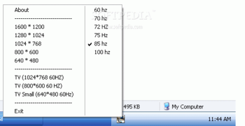 Quick Resolution Changer screenshot