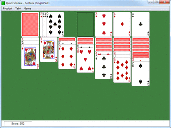 Quick Solitaire Portable screenshot