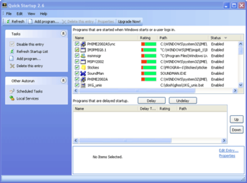 Quick Startup screenshot 2