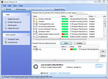 Quick Startup screenshot 4