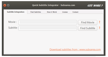 Quick Subtitle Integrator screenshot