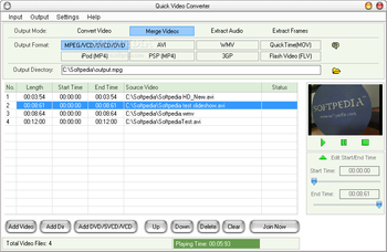 Quick Video Converter screenshot 2