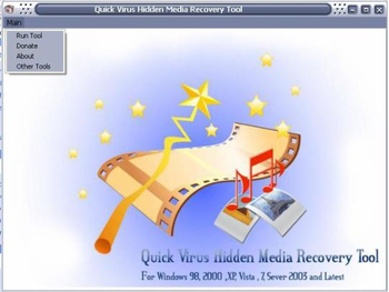 Quick Virus Hidden Media Recovery Tool screenshot