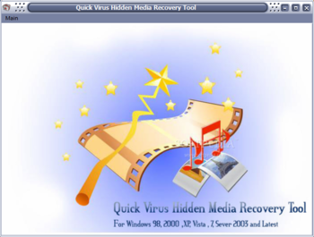 Quick Virus Hidden Media Recovery Tool screenshot