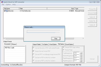 Quick Word to Pdf Converter screenshot 2