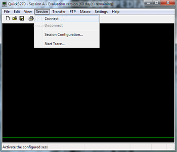 Quick3270 screenshot 2